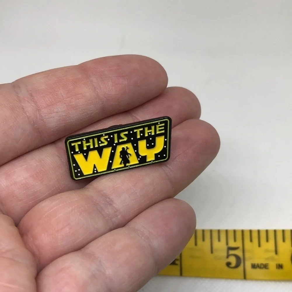 3/$25 “This Is The Way” Star Wars The Mandalorian Pin Badge Brooch